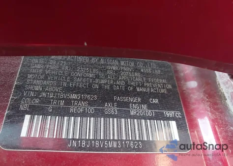 2021 Nissan Rogue Sport Sv Fwd Xtronic Cvt from USA, damaged, VIN JN1BJ1BV5MW317623